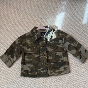 art class Kids Camo Jean Jacket